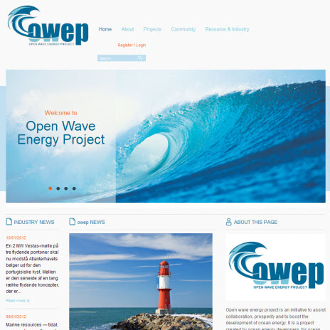 open wave energy project